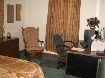 Master Bedroom view Desk Area