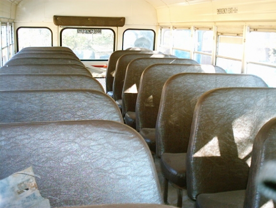 1993 Chevy Bluebird Inside view