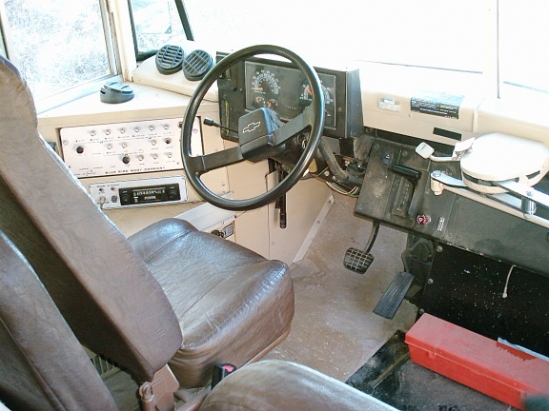 1993 Chevy Bluebird Drivers area