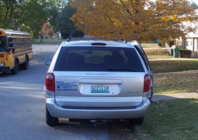 2001 Dodge Caravan Rear View