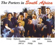 Jeff Porter Family, Missionaries to South Africa